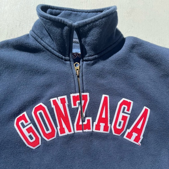 Men's JanSport Sweatshirt Blue Gonzaga S College Active NCAA Basketball School - Picture 2 of 13